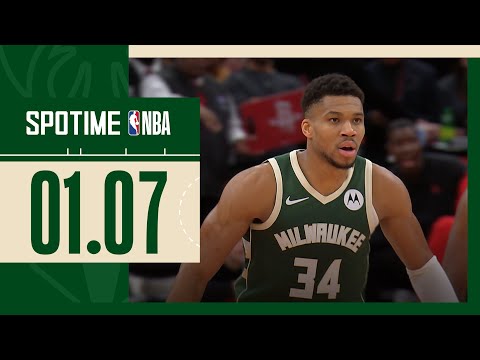 [SPOTIME NBA] 야니스의 40득점 17리바운드에도 패배 밀워키 vs 휴스턴 & TOP5 (01.07)