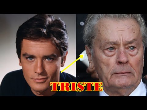 ASÍ VIVE ALAIN DELON  TRISTE