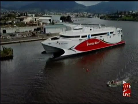 Buccoo Reef Fast Ferry Launched, Sea Trials To Begin Next Month