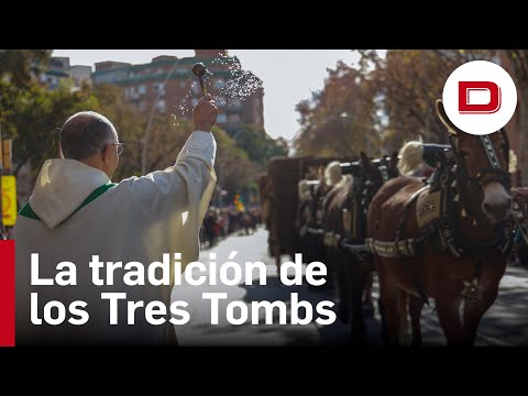 La bendición a los animales por San Antón en Barcelona