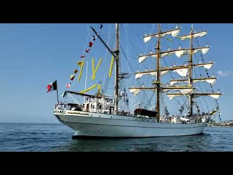Velero Cuauhtémoc inicia hoy el Crucero de Instrucción 2021 “Bicentenario de la Armada de México”