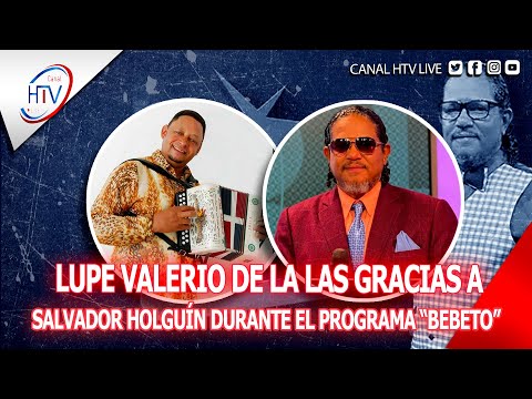 Lupe Valerio agradece a Salvador Holguín durante entrevista en el programa BEBETO