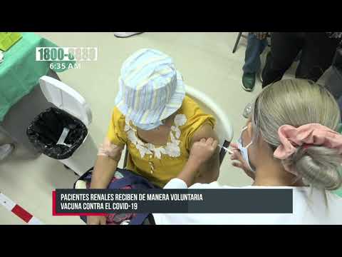 Pacientes reciben vacuna contra el COVID-19 en Hospital Salud Integral - Nicaragua