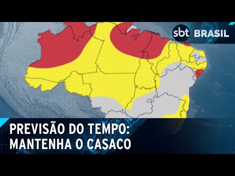 Massa de ar frio avança pelo Brasil | SBT Brasil (18/04/24)