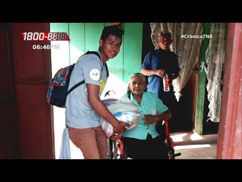 Jóvenes entregan paquetes alimenticios en comunidades de Ometepe – Nicaragua