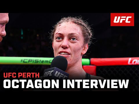 Michelle Montague Octagon Interview | UFC Perth