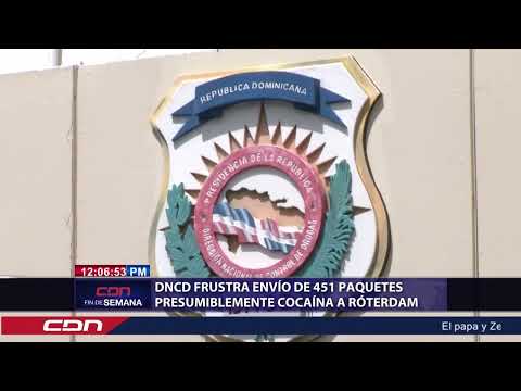DNCD frustra envío de 451 paquetes de presumiblemente cocaína a Róterdam