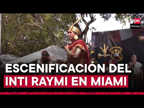 EEUU: presentan escenificación del Inti Raymi 2024 en Miami