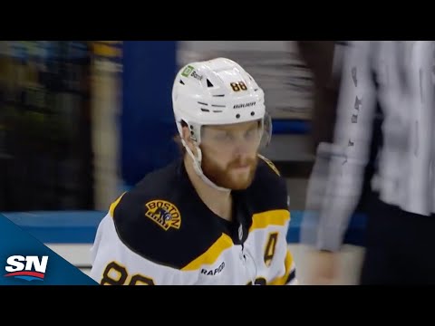 Bruins Pastrnak And Lindholm Net Two Goals In 16 Seconds vs. Rangers