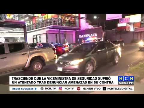 Atacan con armas de fuego a la seguridad de viceministra de Honduras, Julissa Villanueva