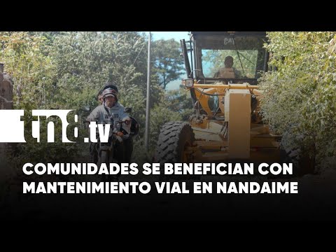 Inauguran 14 kilómetros de reparación de caminos rurales en Nandaime