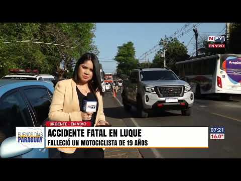 Joven motocilista muere tras realizar maniobra imprudente