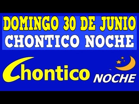 CHINTICO NOCHE Resultado DOMINGO 30 De JUNIO De 2024