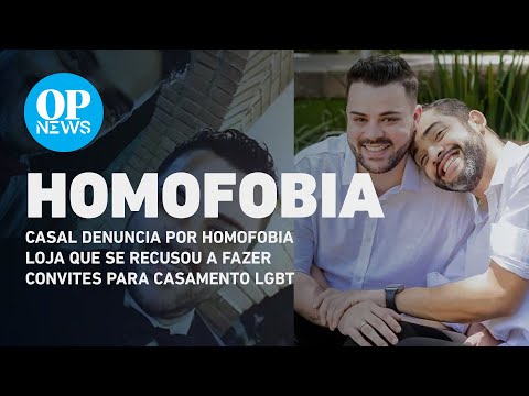 Casal denuncia por homofobia loja que se recusou a fazer convites para casamento LGBT l O POVO NEWS