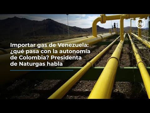 Importar gas de Venezuela: ¿qué pasa con la autonomía de Colombia? Presidenta de Naturgas habla