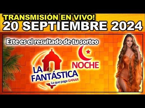 Resultado FANTASTICA NOCHE VIERNES 20 de septiembre de 2024 #chance #fantasticanoche