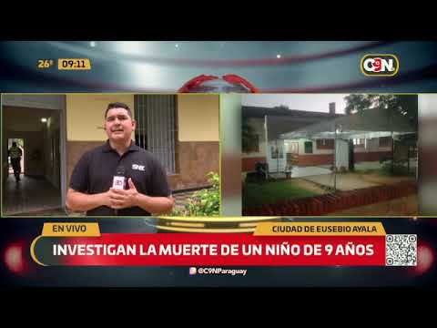 Investigan la muerte de un niño de 9 años en Eusebio Ayala