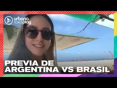 Hoy juega Argentina vs Brasil en el Maracaná:  Sofi Martínez desde Río de Janeiro #Perros2023