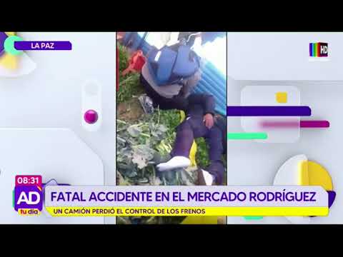 Fatal accidente en el mercado Rodríguez