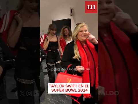 La llegada de la reina al Super Bowl 2024. #taylorswift #superbowl #nfl