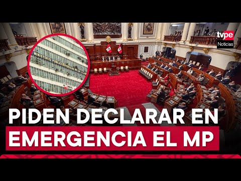 Congreso: presentan proyecto para declarar en emergencia el Ministerio Público