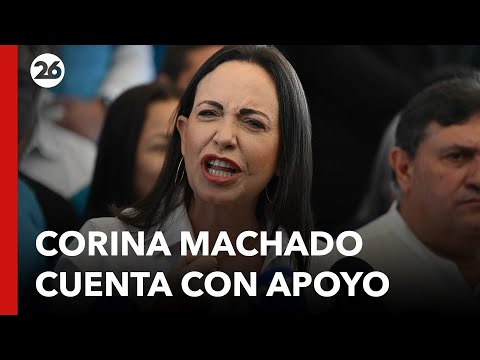 VENEZUELA | Inhabilitada, Corina Machado cuenta con gran apoyo popular