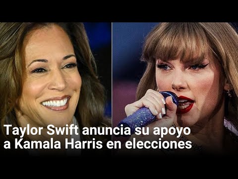 Taylor Swift anuncia su apoyo a Kamala Harris en elecciones