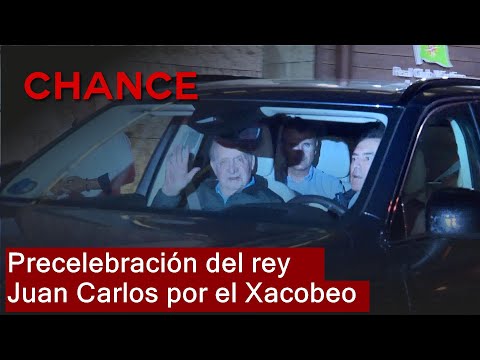 El rey Juan Carlos celebra por adelantado su posible triunfo en el Trofeo Xacobeo