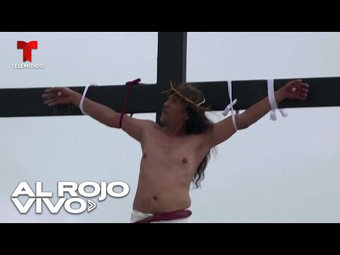 Devotos filipinos recrean de manera realista la pasión y muerte de Jesús
