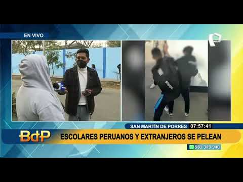 Xenofobia en colegios: Escolares peruanos y extranjeros protagonizan pelea en centro educativo