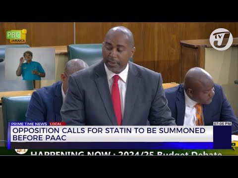 Opposition calls for STATIN to be Summoned Before PAAC | TVJ News