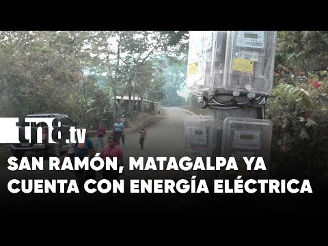 Luz eléctrica les brindará mayor seguridad a familias del municipio de San Ramón - Nicaragua