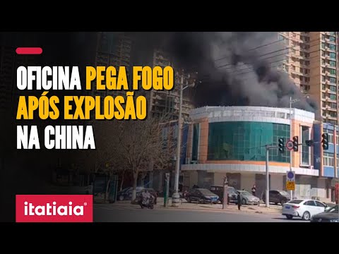 OFICINA DE BICICLETAS ELÉTRICAS PEGA FOGO APÓS EXPLOSÃO NA CHINA