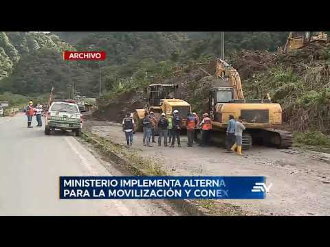 Colapsa puente en la vía Quito - Lago Agrio por erosión de río Coca