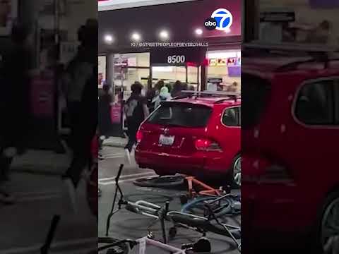 Dozens of teens on bikes ransack SoCal 7-Eleven store for second time