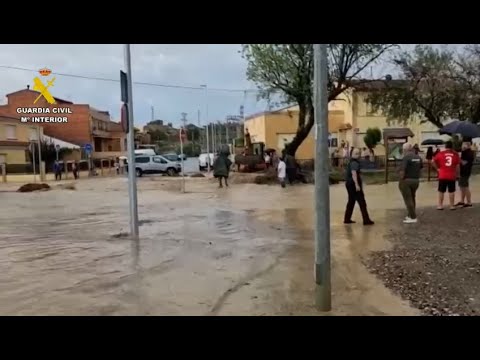 Activado el nivel 2 de emergencias por lluvia en Caparroso (Navarra)