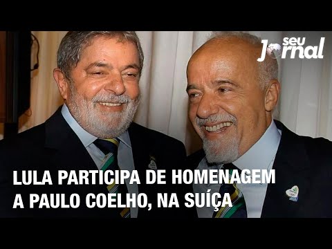 Lula participa de homenagem a Paulo Coelho, na Suíça