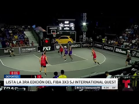 Todo listo para el torneo 3x3 de FIBA en San Juan