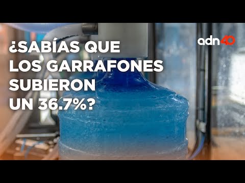 ¡Precios Récord!  Los garrafones de agua se disparan en México