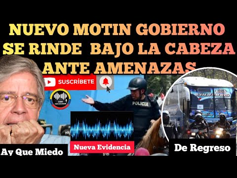 NUEVO MOTIN EN LA PENI GOBIERNO DE LASSO SE RINDE Y BAJA LA CABEZA ANTE EL AMPA NOTICIAS RFE TV
