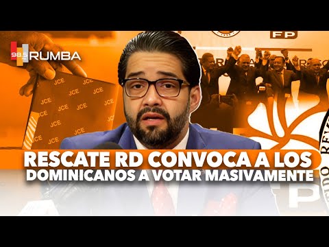 Rescate RD llama a la participación masiva de dominicanos en las votaciones Ysrael Abreu