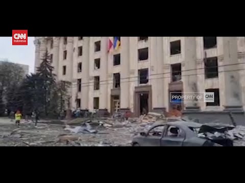 🔴Serangan Rusia Hancurkan Gedung Pemerintahan di Kharkiv