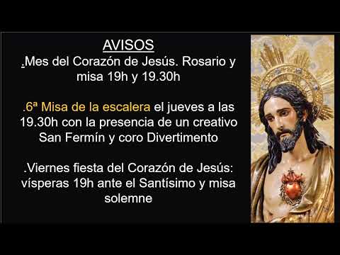 MISA DEL ALBA DE 9:OO a.m. DOMINGO . SANTÍSIMO CUERPO Y SANGRE DE CRISTO  ( solemnidad )