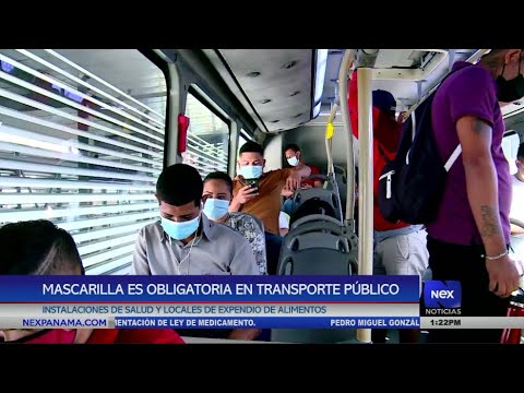 Mascarilla es obligatoria en transporte público, instalaciones de salud y locales de comida
