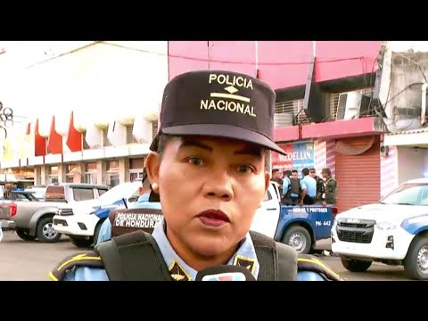 San Pedro Sula: 200 policías brindan seguridad en mercados