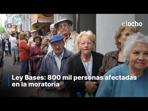 LEY DE BASES: 800 MIL PERSONAS AFECTADAS EN LA MORATORIA