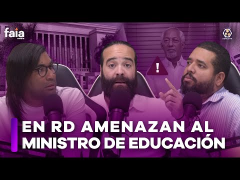 HAY QUE INVESTIGAR AMENAZA A MINISTRO DE EDUCACIÓN - LA ROSCA DERECHA