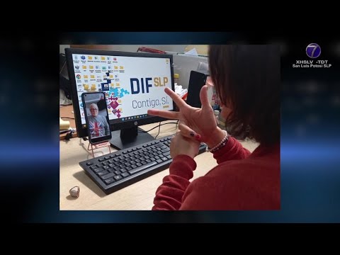 Por videollamada, DIF Municipal ofrece servicio a la comunidad sorda