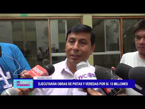 Huanchaco: Ejecutarán obras de pistas y veredas por S/. 13 millones