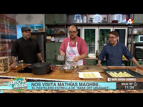 Nos visita el Pastelero estrella de Bake Off Uruguay: Mathías Maghini cocina Panna Cotta